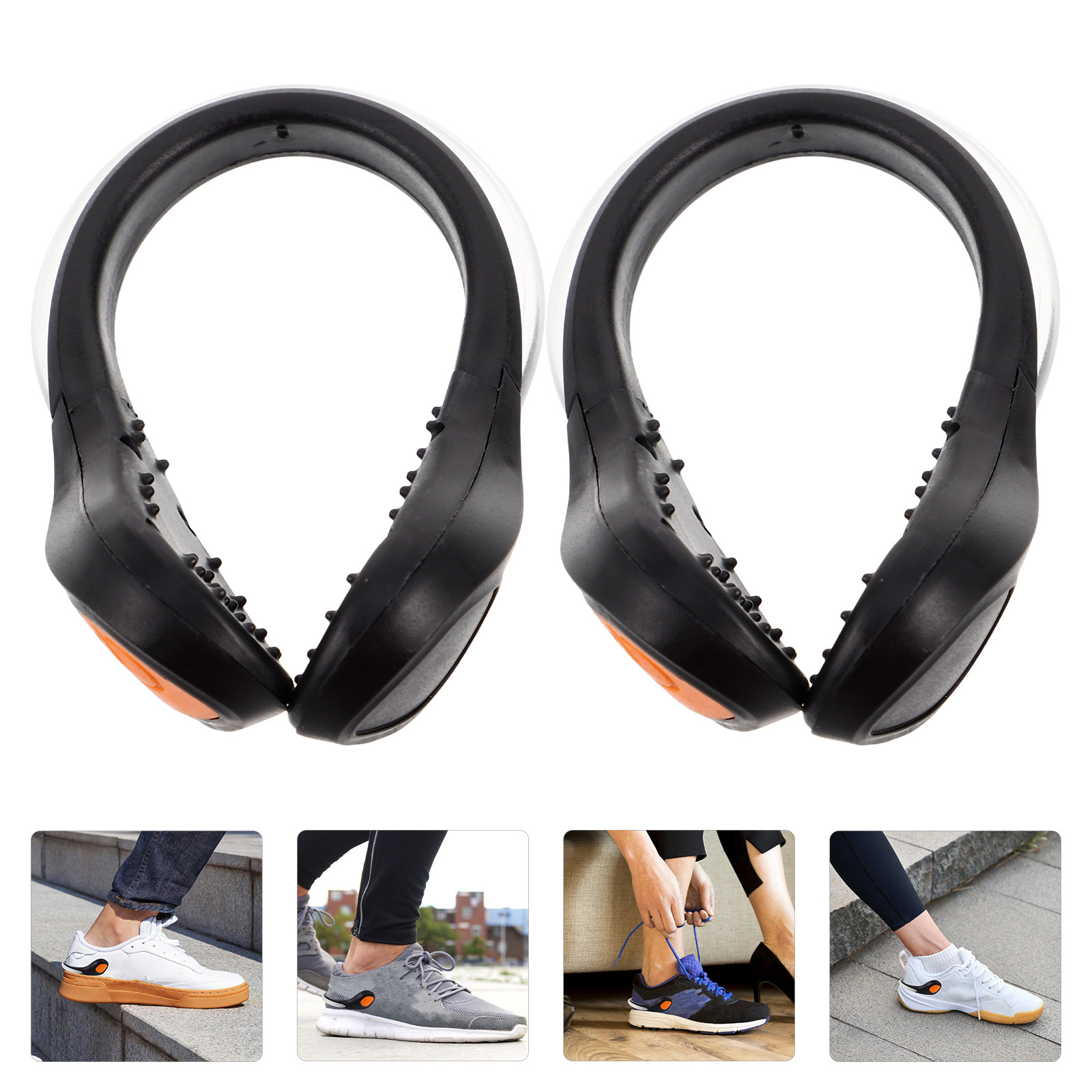 Running Gear Night - 2 adet LED ayakkabı klipsi ışıkları