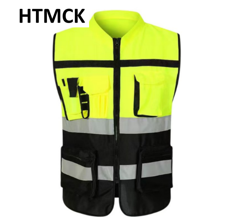 Reflective Running Gear Vest - Gece Yürüyüşleri İçin Vurgulu Yelekler Açık
