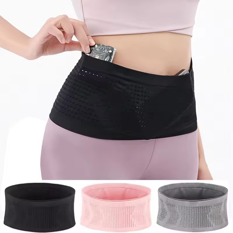 Running Gear Phone - Dikişsiz Görünmez Koşu Bel Kemeri Çantası