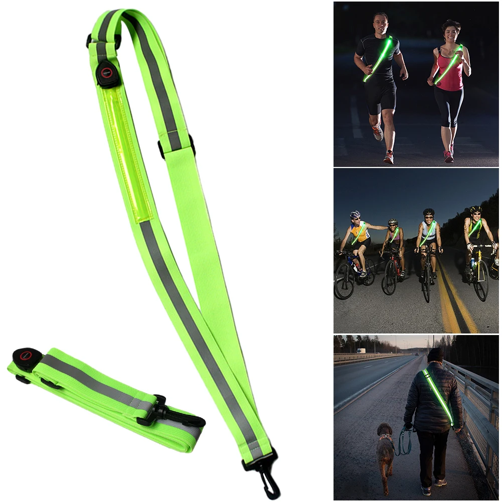 Running Gear Night - USB şarj edilebilir bisiklet yansıtıcı koşu