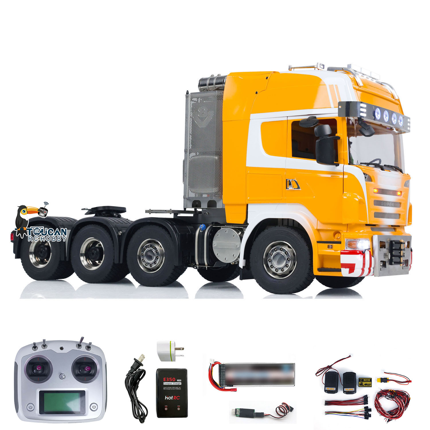 Oyuncak 1/14 8x8 R620 RC Trakt - Running Gear Box incelemesi ve fiyatı