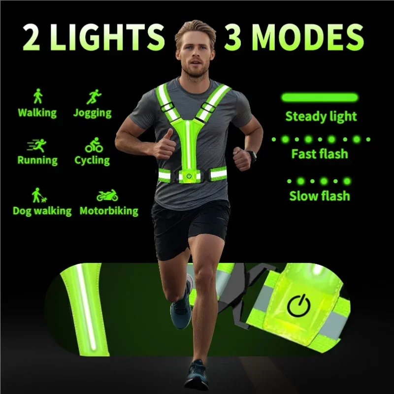 LED Yansıtıcı Yelek Koşu Ekipm - Reflective Running Gear Vest incelemesi ve fiyatı