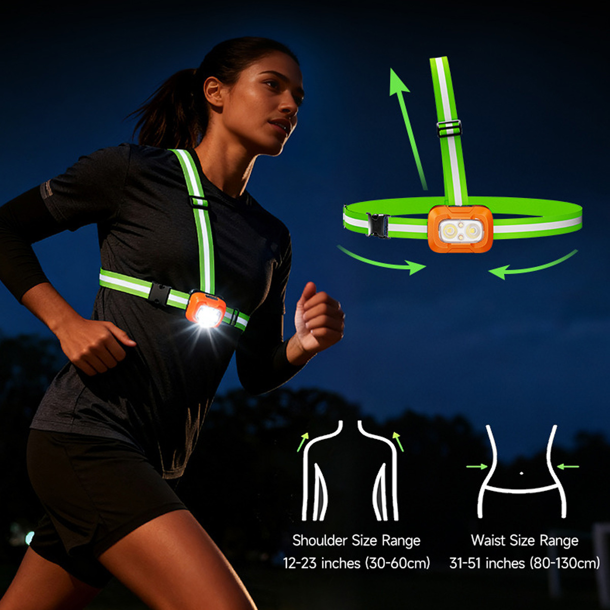 Koşu Işığı USB Şarj Edilebilir - Reflective Running Gear Vest incelemesi ve fiyatı