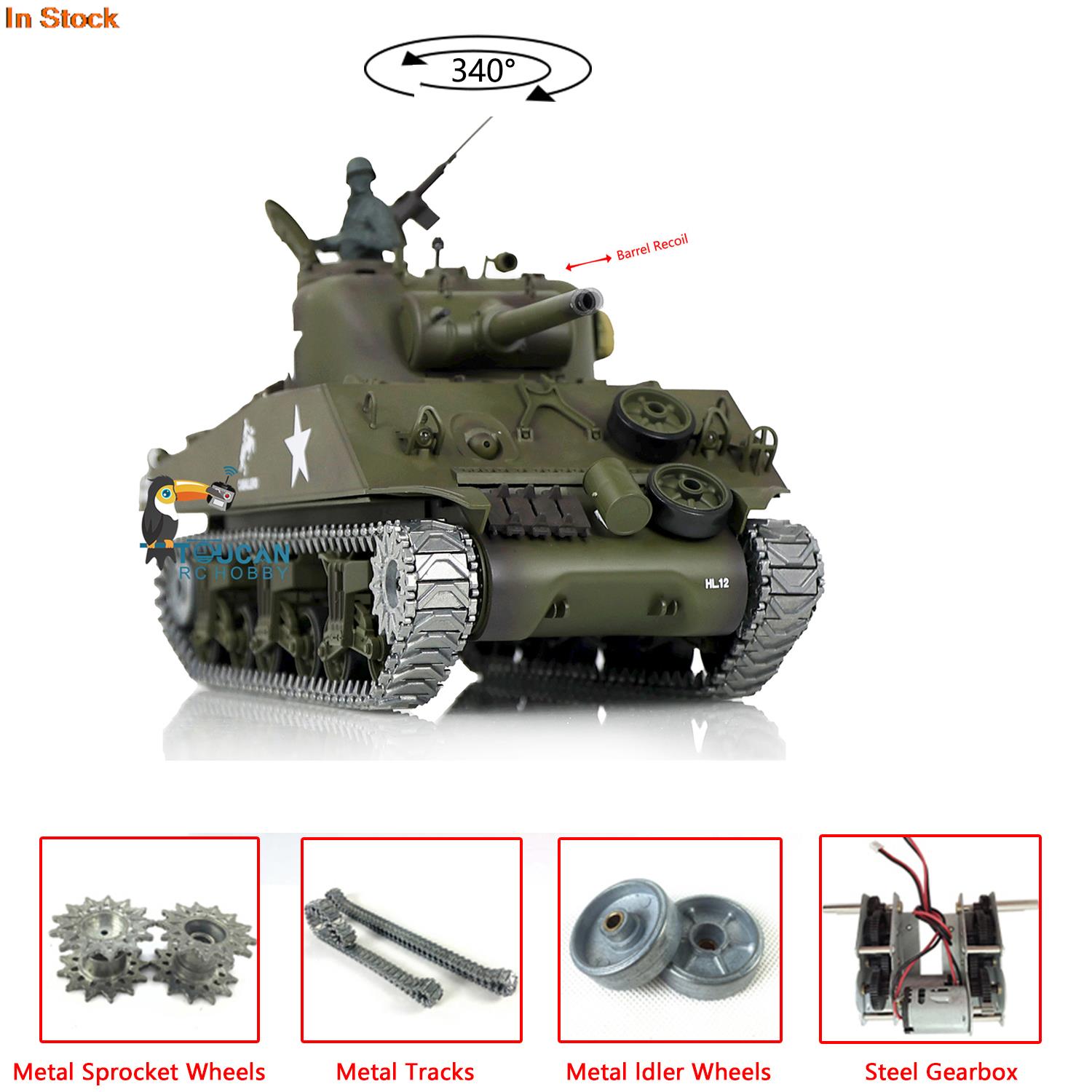 1/16 HENG UZUN RC Tankı 7.0 Yü - Running Gear Box incelemesi ve fiyatı