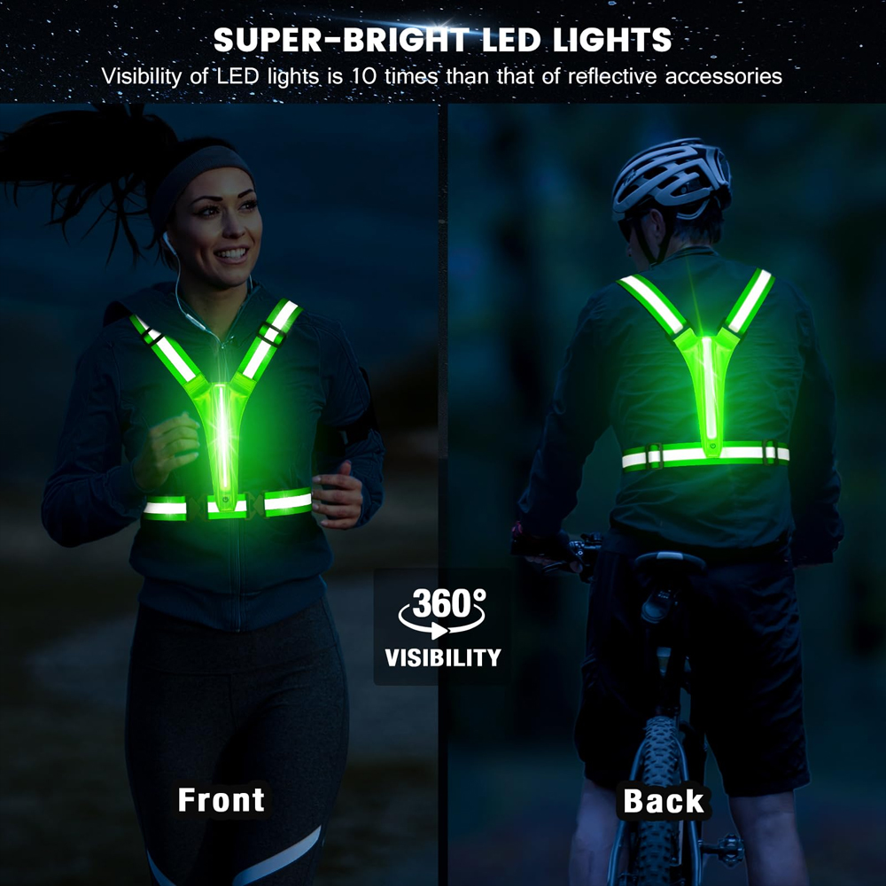 LED Yansıtıcı Yelek Koşu Ekipm - Reflective Running Gear Vest incelemesi ve fiyatı